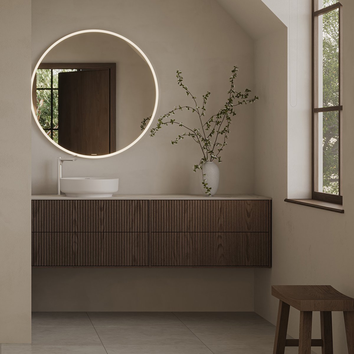 Epos tumma saarni -allaskaappi Svall-etusarjalla