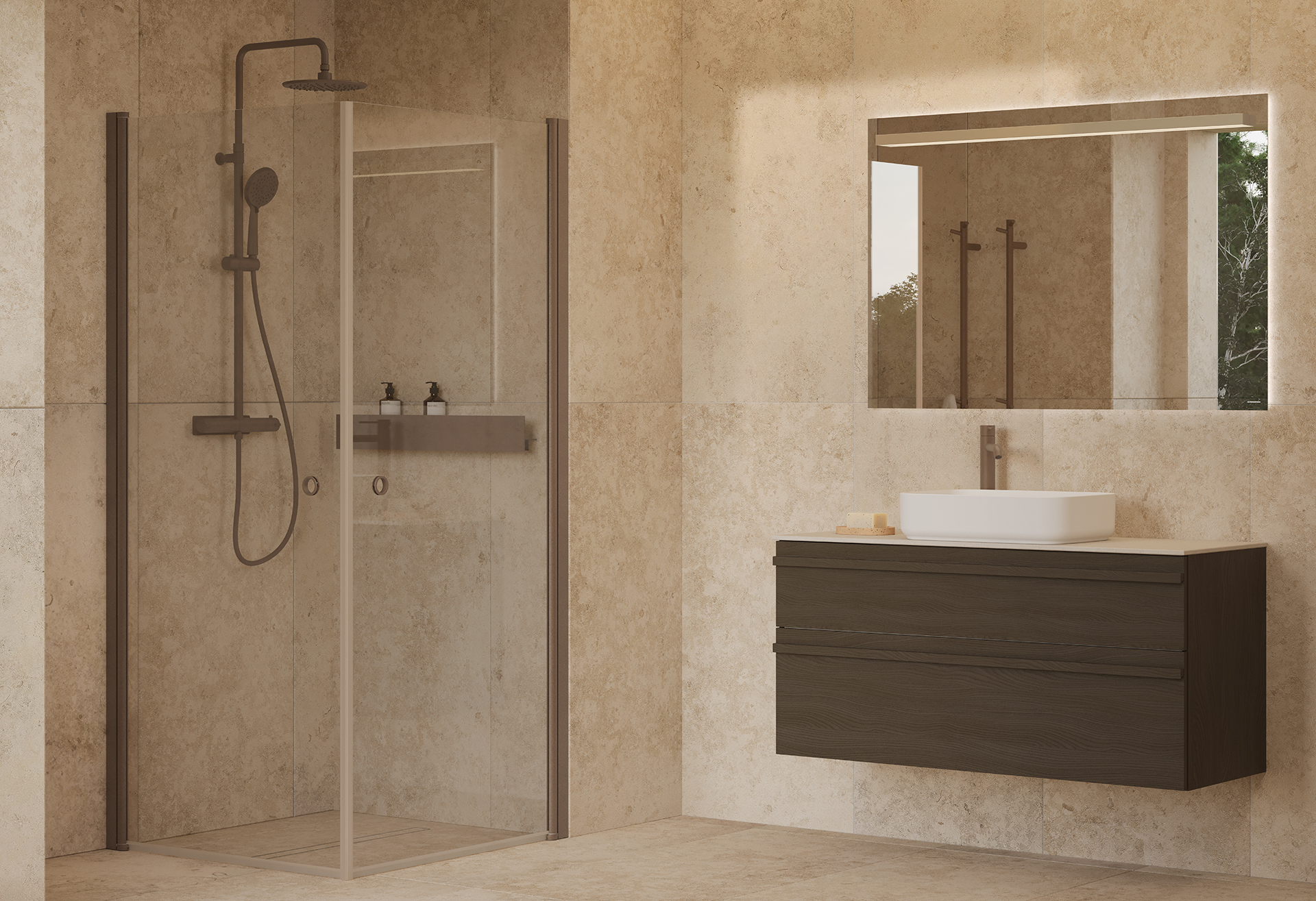 Poem-allaskaappi tummaa saarnia, Vedinlista-etusarjat ja Mocca-yksityiskohdat