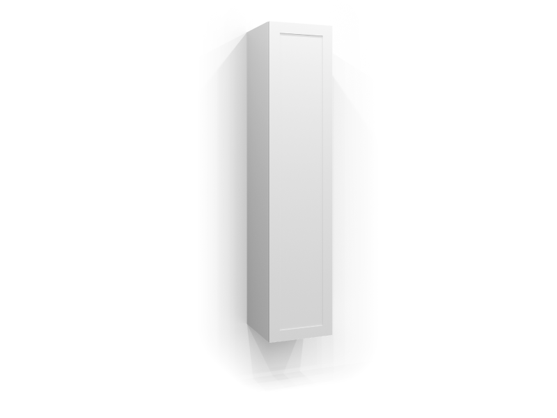 Korkea kaappi 160x35 kehysovella