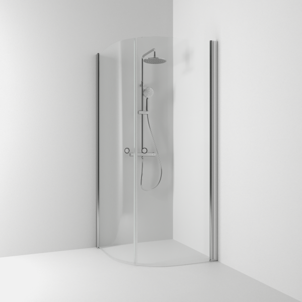 Skoga -puolipyöreä suihkukulma