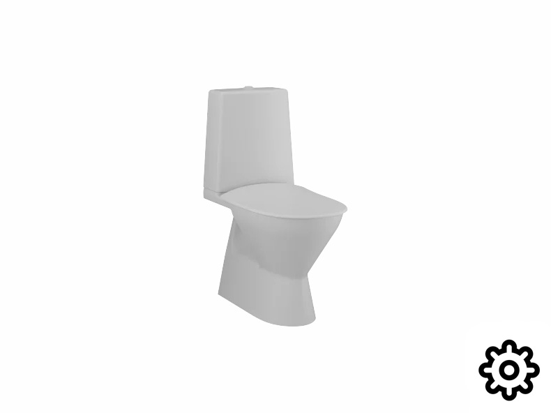 WC Vege lattialla seisovan WC-istuimen varaosat